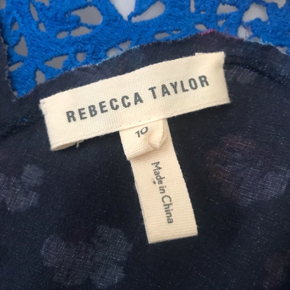 Rebecca Taylor Sakura Floral and Eyelet Cami - Picture 9 of 11